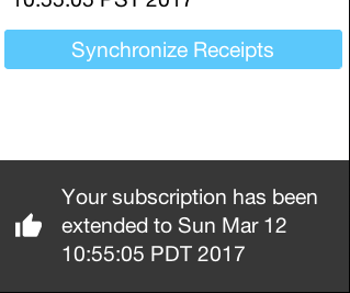 Upon successful buy